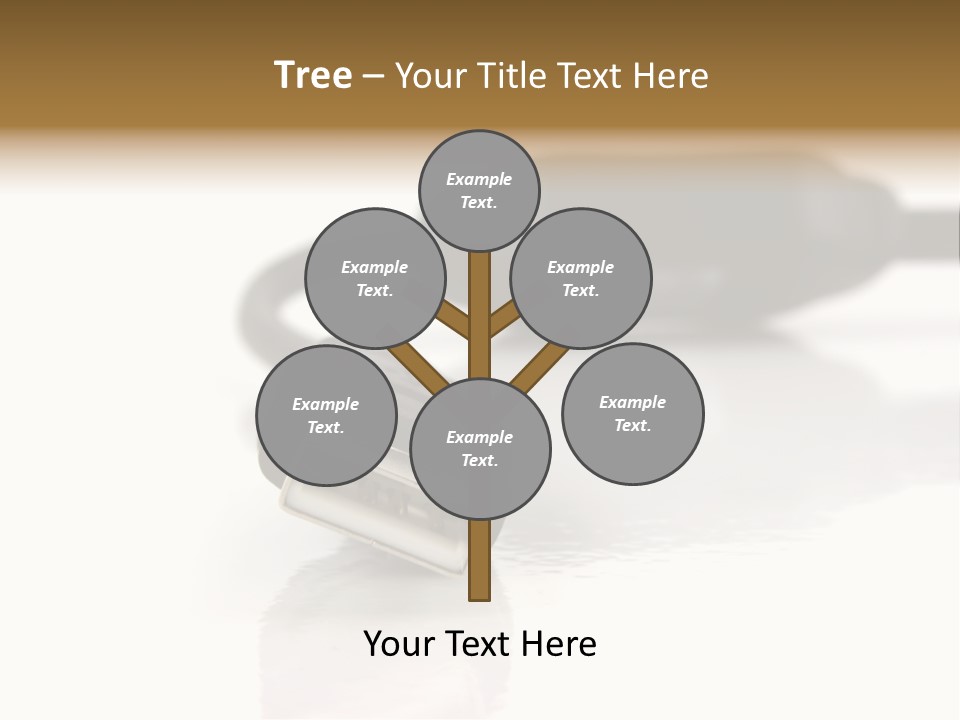Close Up Of Computer Cables On A White Background PowerPoint Template