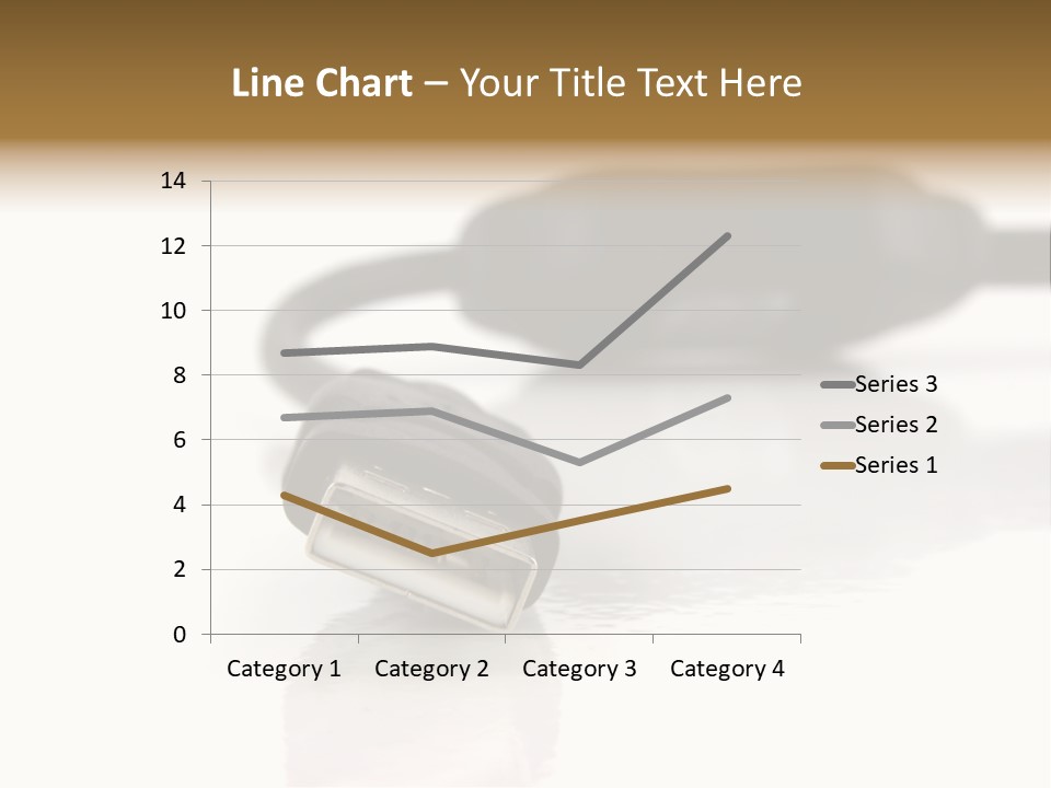 Close Up Of Computer Cables On A White Background PowerPoint Template