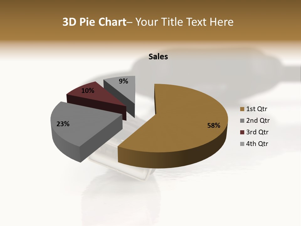 Close Up Of Computer Cables On A White Background PowerPoint Template