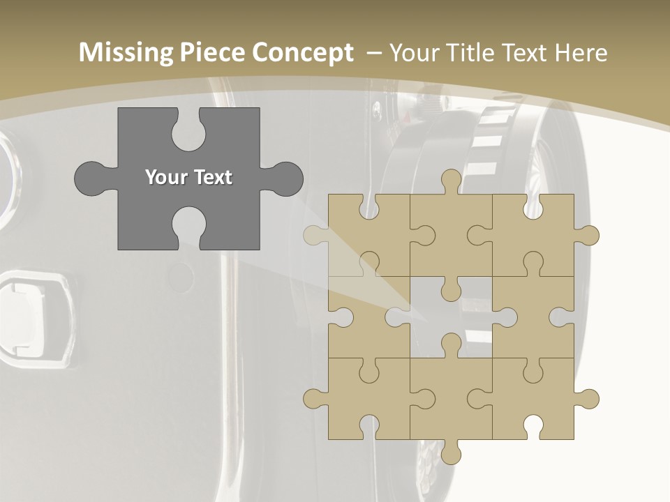 Old 8Mm Film Camera Isolated On White PowerPoint Template