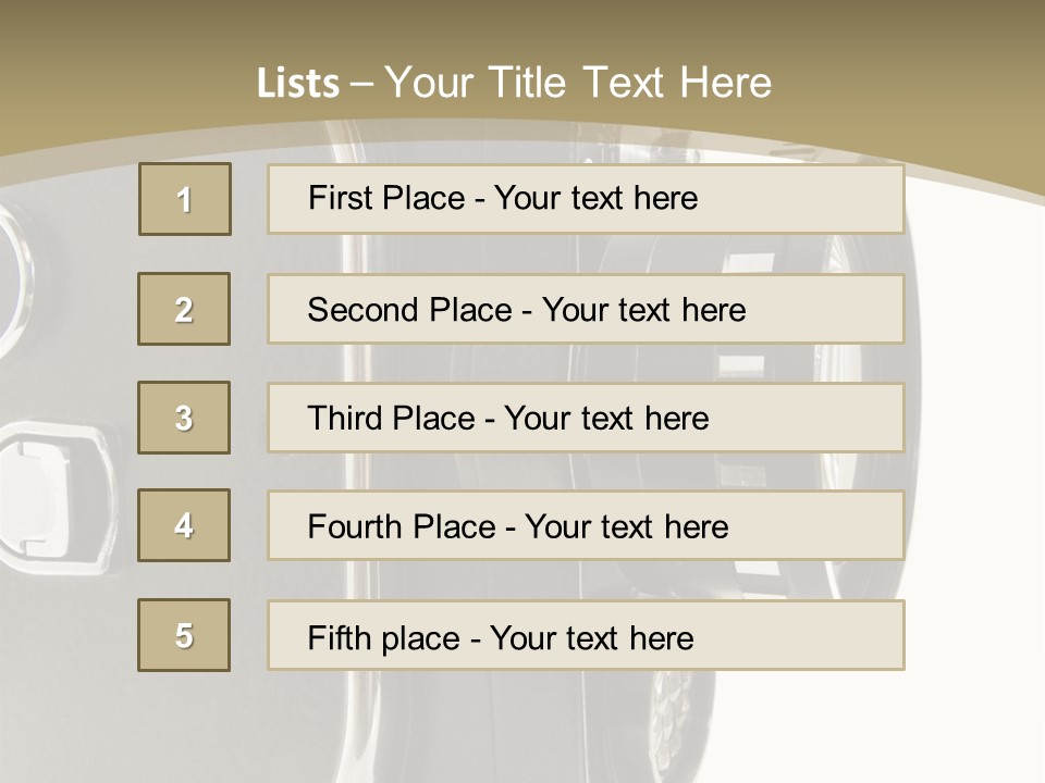 Old 8Mm Film Camera Isolated On White PowerPoint Template