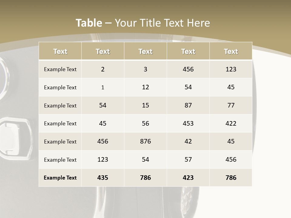 Old 8Mm Film Camera Isolated On White PowerPoint Template