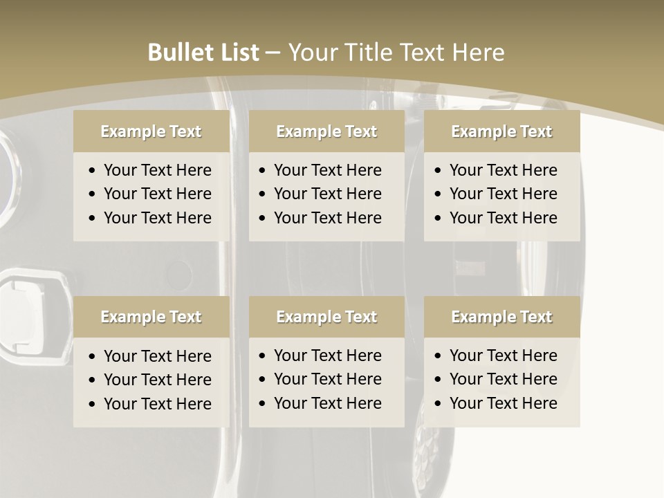 Old 8Mm Film Camera Isolated On White PowerPoint Template