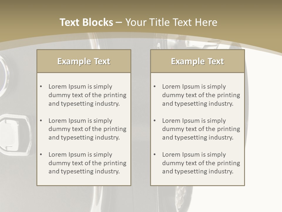 Old 8Mm Film Camera Isolated On White PowerPoint Template