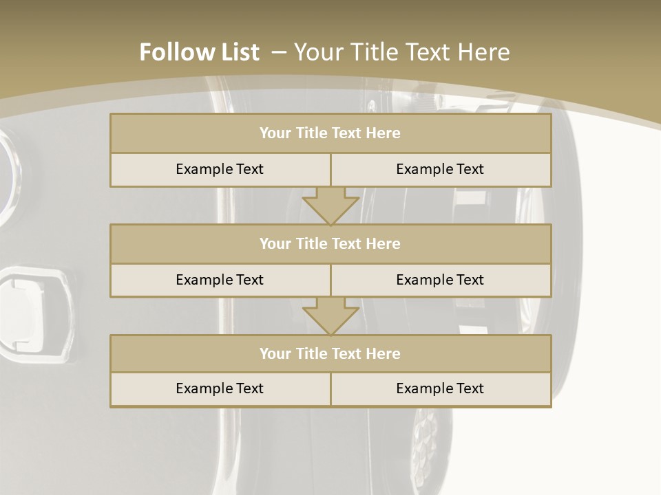 Old 8Mm Film Camera Isolated On White PowerPoint Template