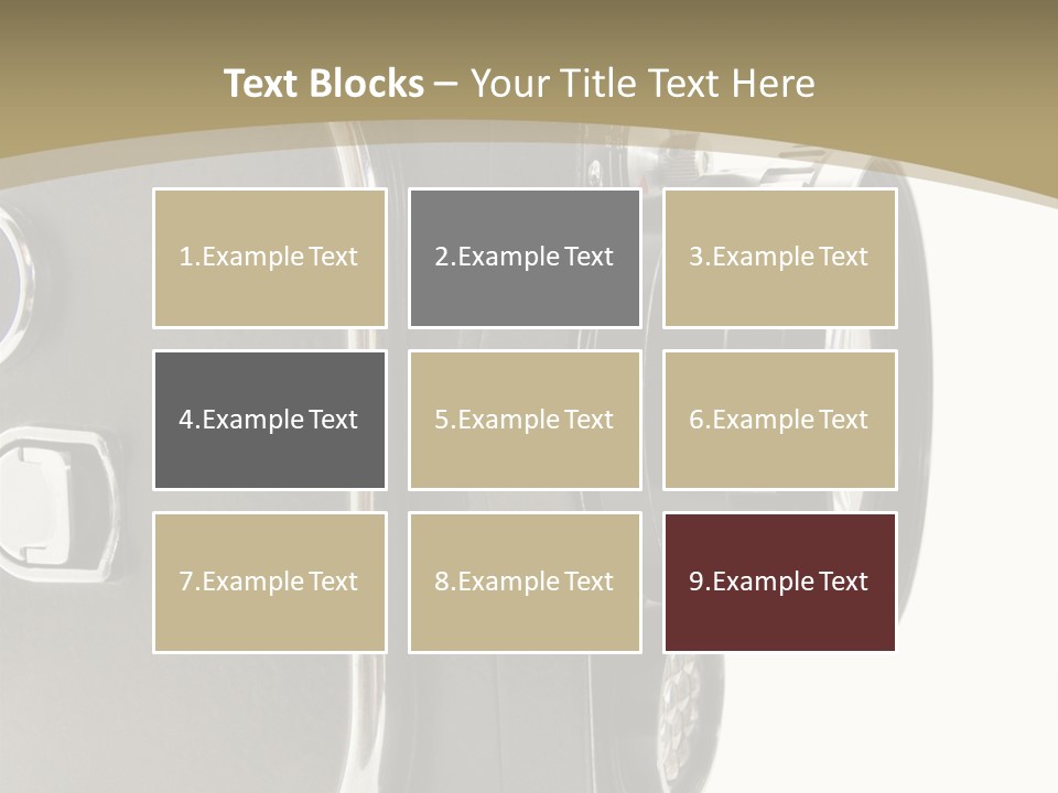 Old 8Mm Film Camera Isolated On White PowerPoint Template