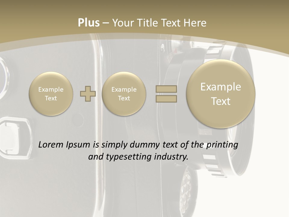 Old 8Mm Film Camera Isolated On White PowerPoint Template