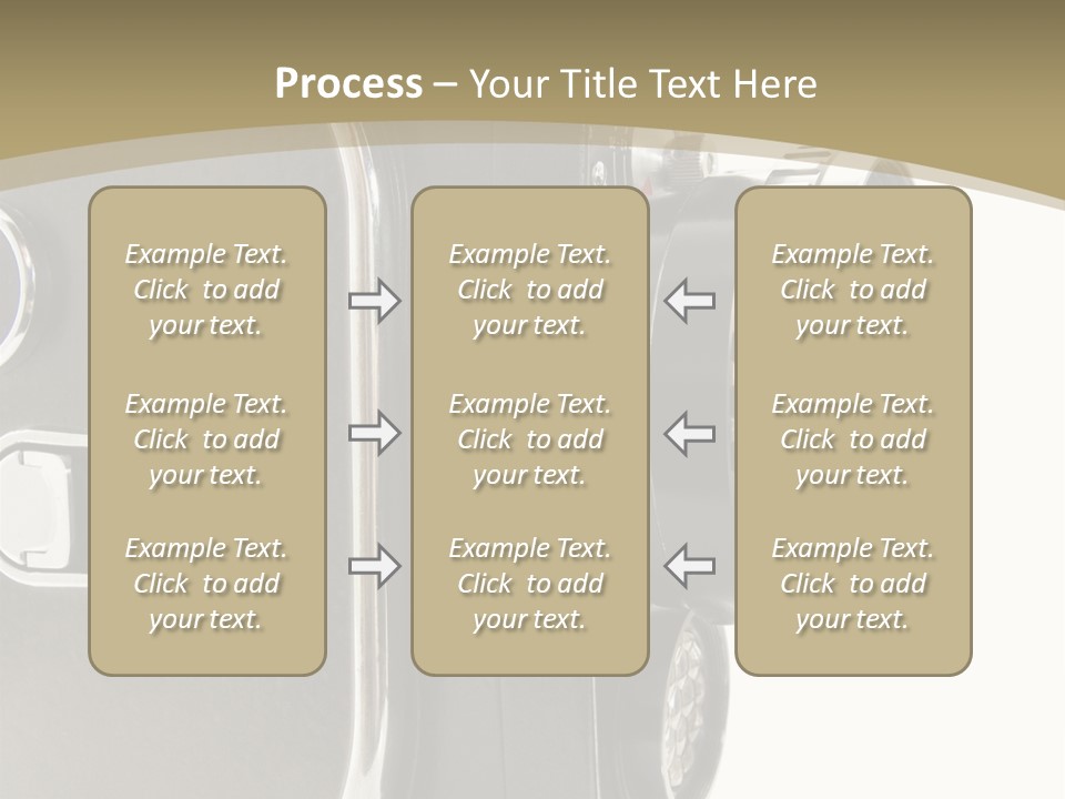 Old 8Mm Film Camera Isolated On White PowerPoint Template
