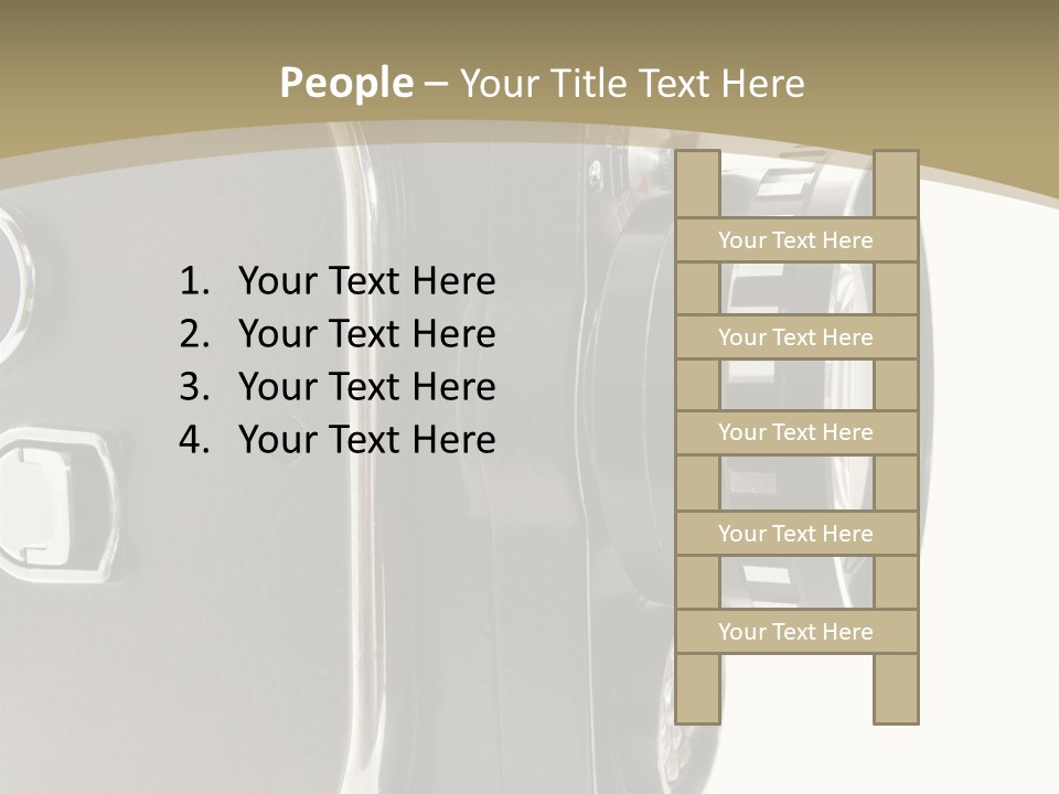 Old 8Mm Film Camera Isolated On White PowerPoint Template