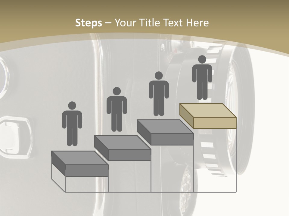 Old 8Mm Film Camera Isolated On White PowerPoint Template