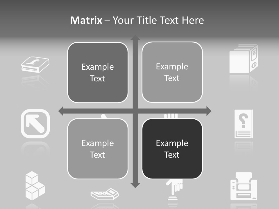 Applications Icon Series Set. An Icon Series Set For Computer Applications. Raster Version PowerPoint Template