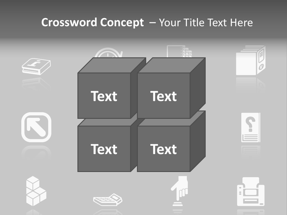Applications Icon Series Set. An Icon Series Set For Computer Applications. Raster Version PowerPoint Template