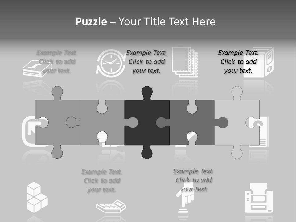 Applications Icon Series Set. An Icon Series Set For Computer Applications. Raster Version PowerPoint Template
