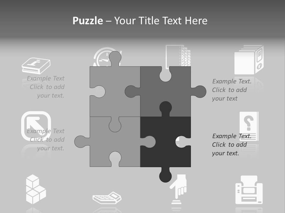 Applications Icon Series Set. An Icon Series Set For Computer Applications. Raster Version PowerPoint Template
