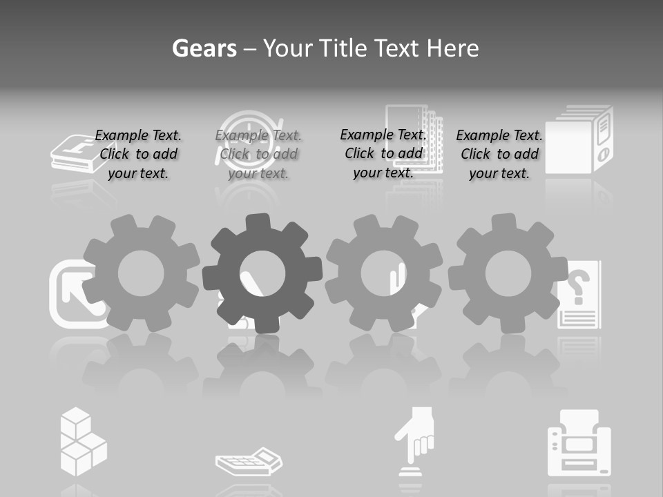 Applications Icon Series Set. An Icon Series Set For Computer Applications. Raster Version PowerPoint Template