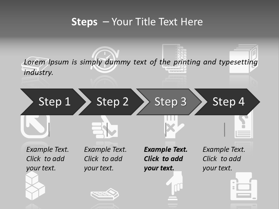 Applications Icon Series Set. An Icon Series Set For Computer Applications. Raster Version PowerPoint Template