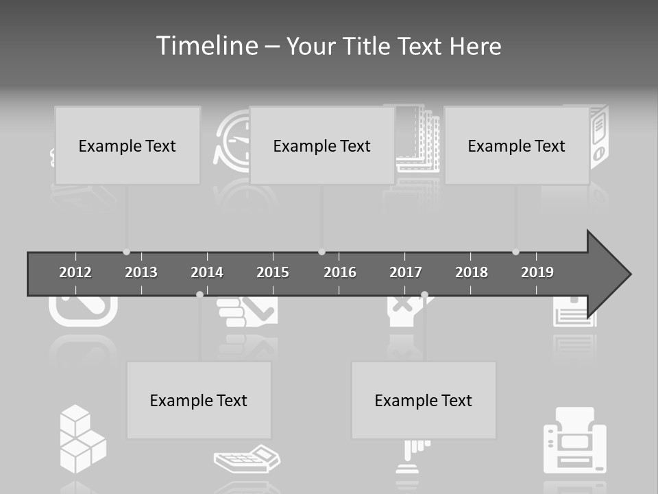 Applications Icon Series Set. An Icon Series Set For Computer Applications. Raster Version PowerPoint Template