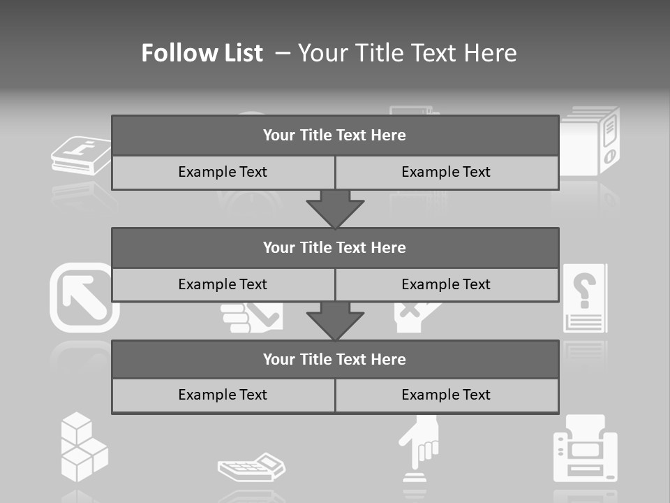 Applications Icon Series Set. An Icon Series Set For Computer Applications. Raster Version PowerPoint Template