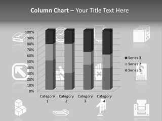 Applications Icon Series Set. An Icon Series Set For Computer Applications. Raster Version PowerPoint Template