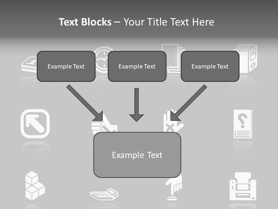 Applications Icon Series Set. An Icon Series Set For Computer Applications. Raster Version PowerPoint Template