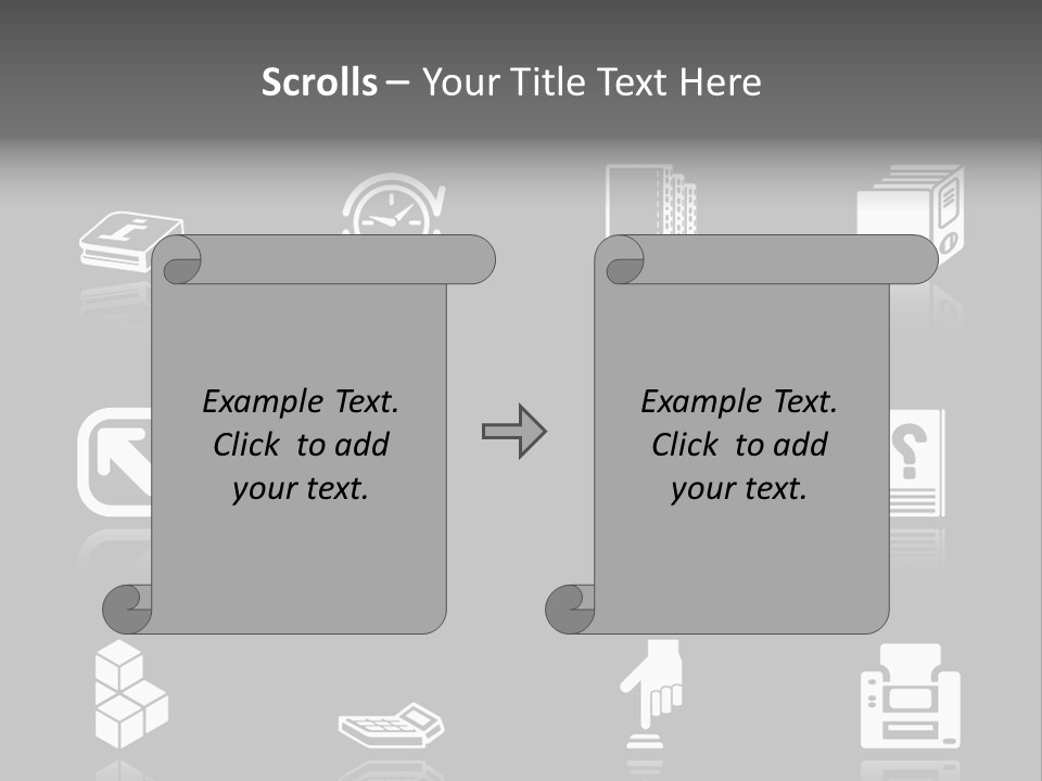 Applications Icon Series Set. An Icon Series Set For Computer Applications. Raster Version PowerPoint Template