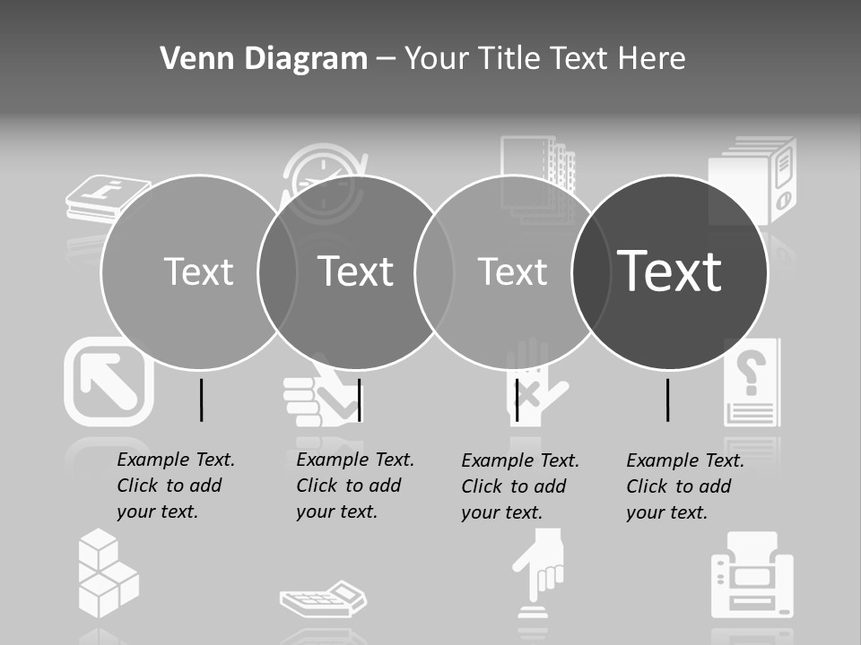 Applications Icon Series Set. An Icon Series Set For Computer Applications. Raster Version PowerPoint Template