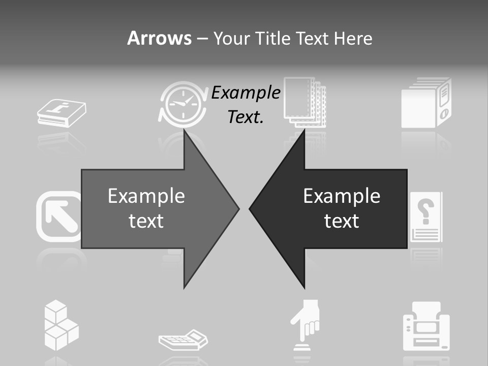 Applications Icon Series Set. An Icon Series Set For Computer Applications. Raster Version PowerPoint Template