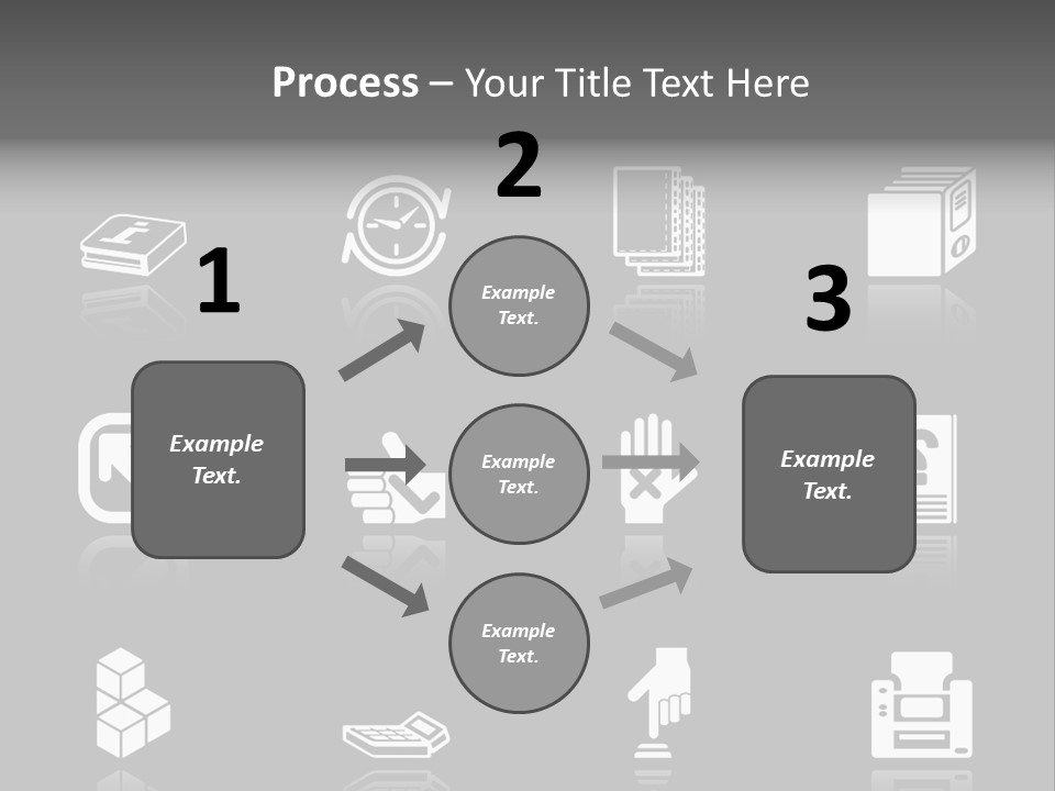 Applications Icon Series Set. An Icon Series Set For Computer Applications. Raster Version PowerPoint Template