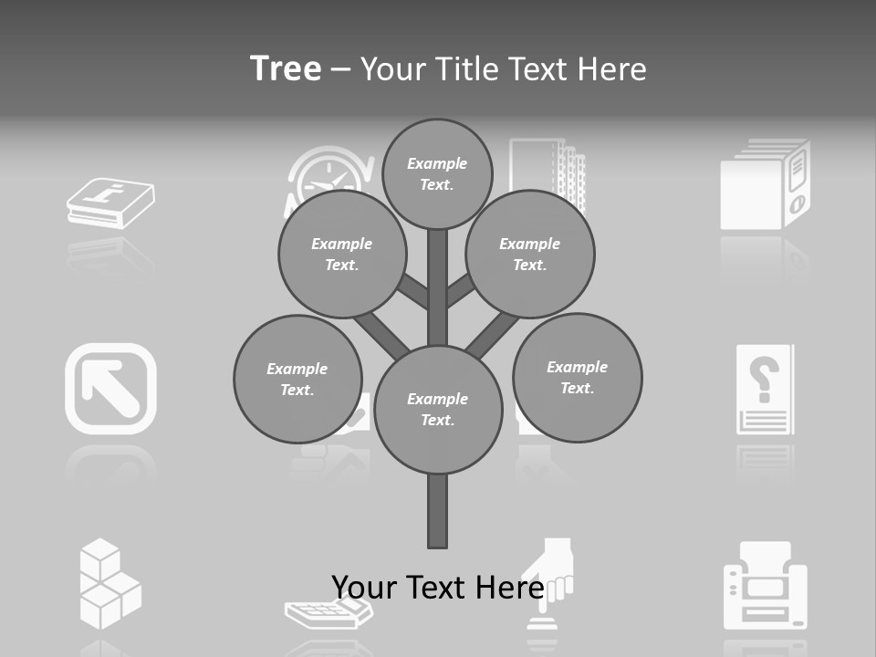 Applications Icon Series Set. An Icon Series Set For Computer Applications. Raster Version PowerPoint Template