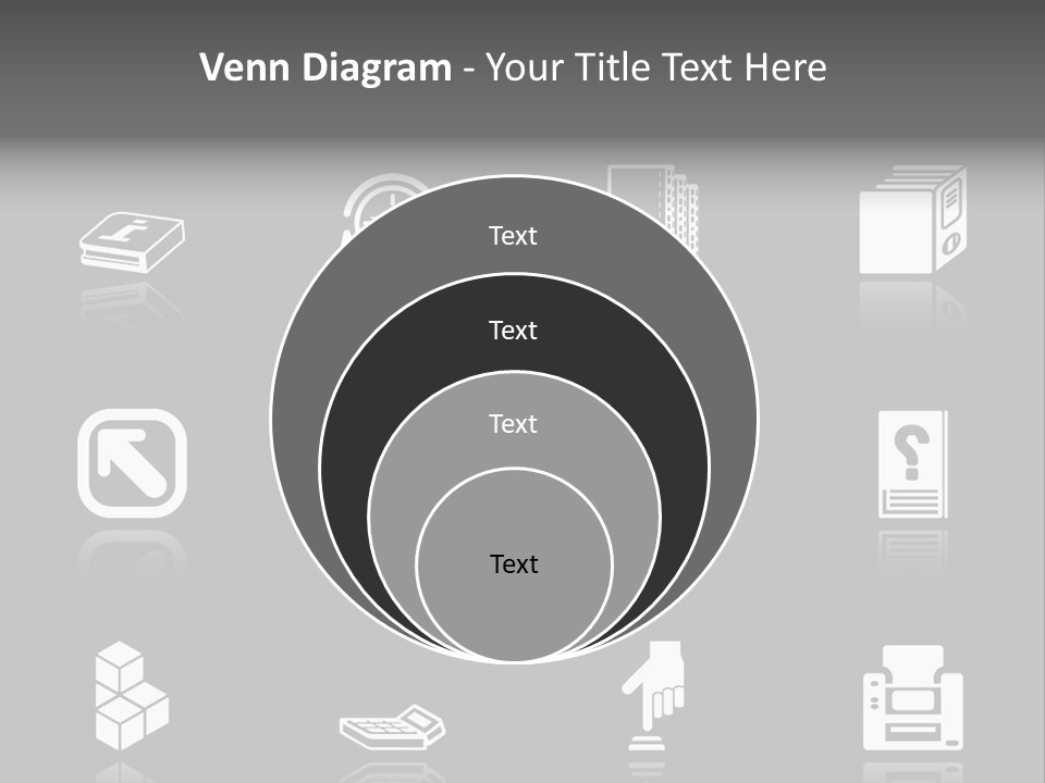 Applications Icon Series Set. An Icon Series Set For Computer Applications. Raster Version PowerPoint Template