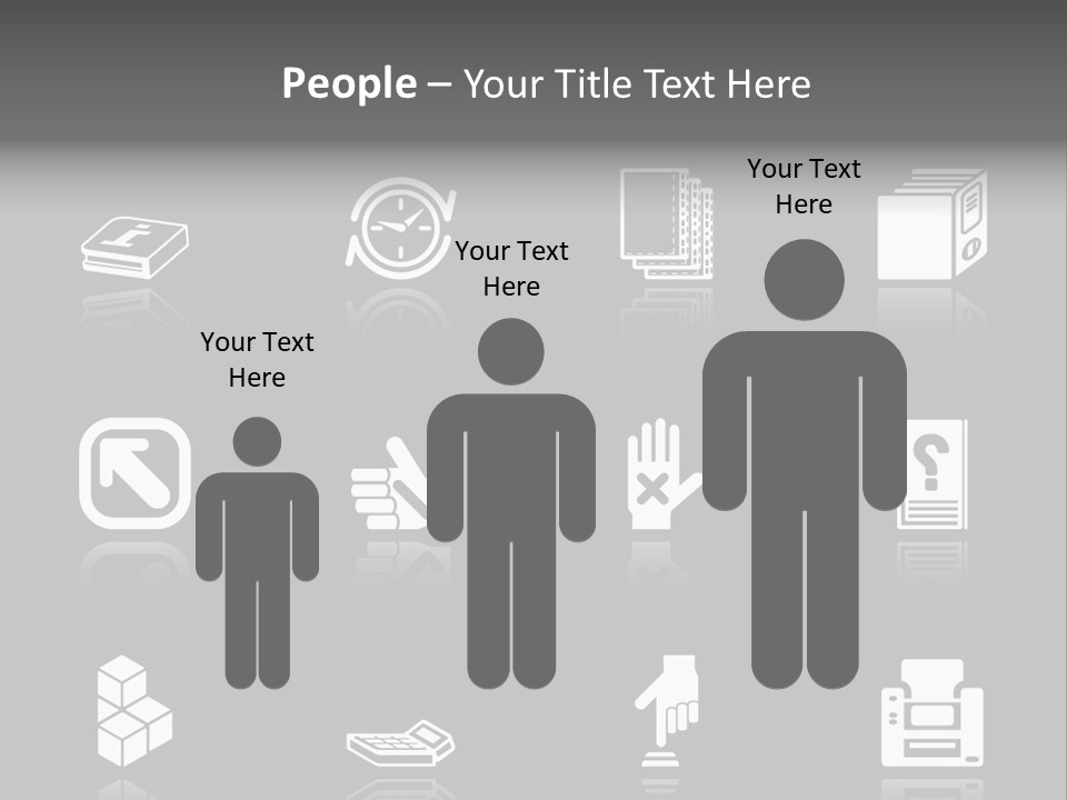 Applications Icon Series Set. An Icon Series Set For Computer Applications. Raster Version PowerPoint Template