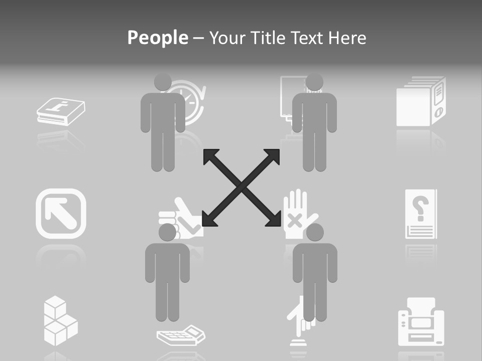 Applications Icon Series Set. An Icon Series Set For Computer Applications. Raster Version PowerPoint Template