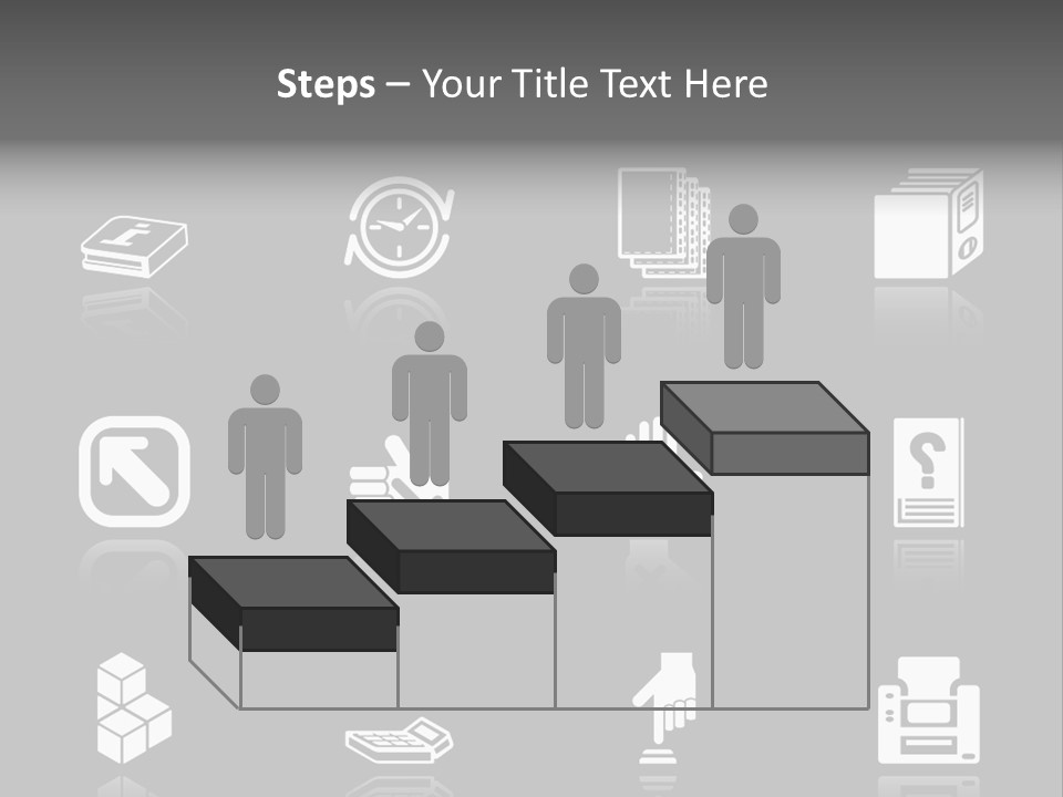 Applications Icon Series Set. An Icon Series Set For Computer Applications. Raster Version PowerPoint Template