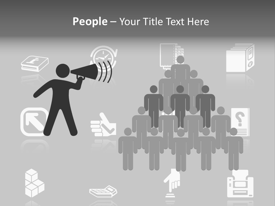 Applications Icon Series Set. An Icon Series Set For Computer Applications. Raster Version PowerPoint Template