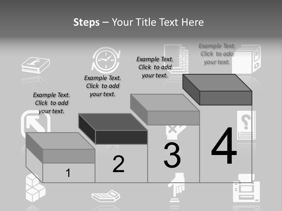 Applications Icon Series Set. An Icon Series Set For Computer Applications. Raster Version PowerPoint Template