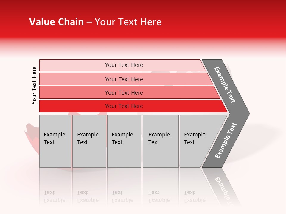 Broken Easter-Egg - One Part Marked Red PowerPoint Template