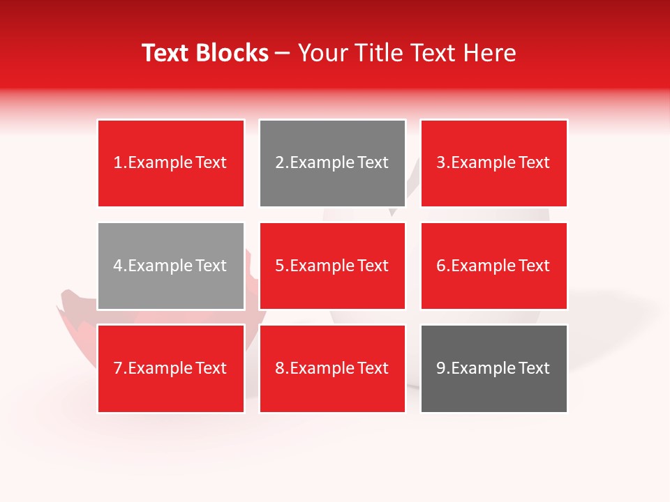 Broken Easter-Egg - One Part Marked Red PowerPoint Template