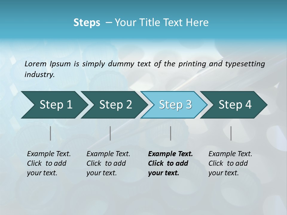 Scientist Hand Holding A Clear Laboratory Glass Dropper Over Blue Disposable Automatic Pipette Tips In A Rack For An Experiment In A Science Research Lab PowerPoint Template