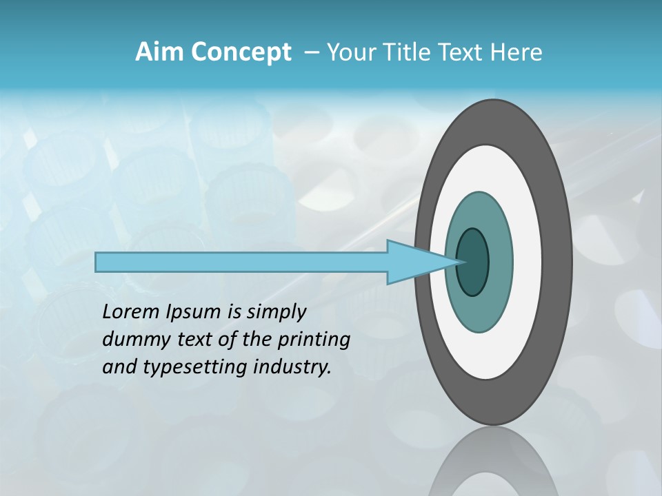Scientist Hand Holding A Clear Laboratory Glass Dropper Over Blue Disposable Automatic Pipette Tips In A Rack For An Experiment In A Science Research Lab PowerPoint Template