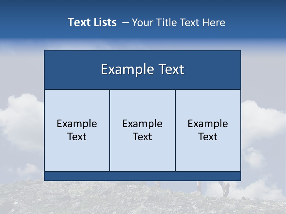 People Going Up In Hiking PowerPoint Template