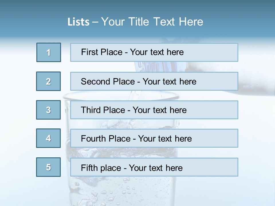 Mineral Water PowerPoint Template