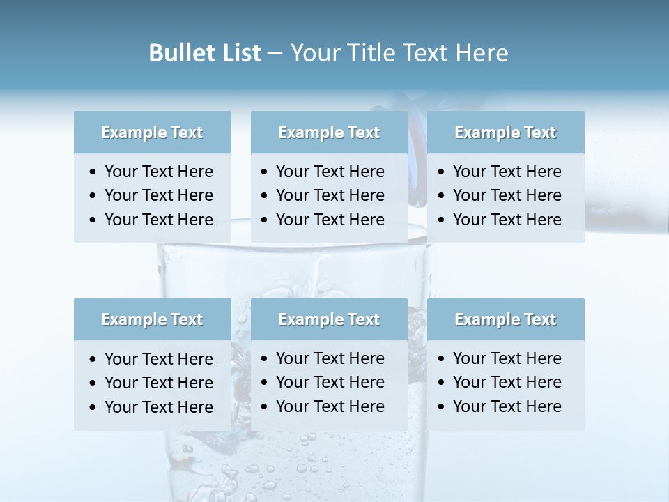 Mineral Water PowerPoint Template