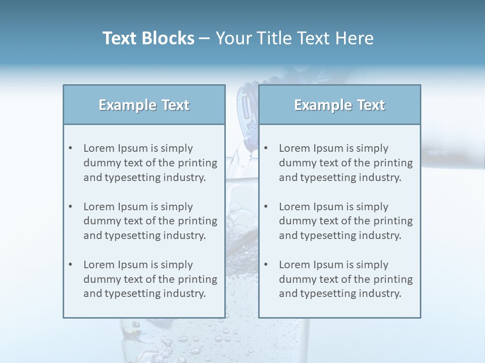 Mineral Water PowerPoint Template