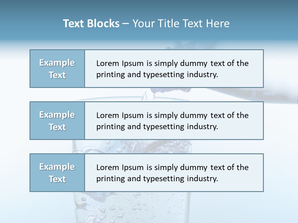 Mineral Water PowerPoint Template