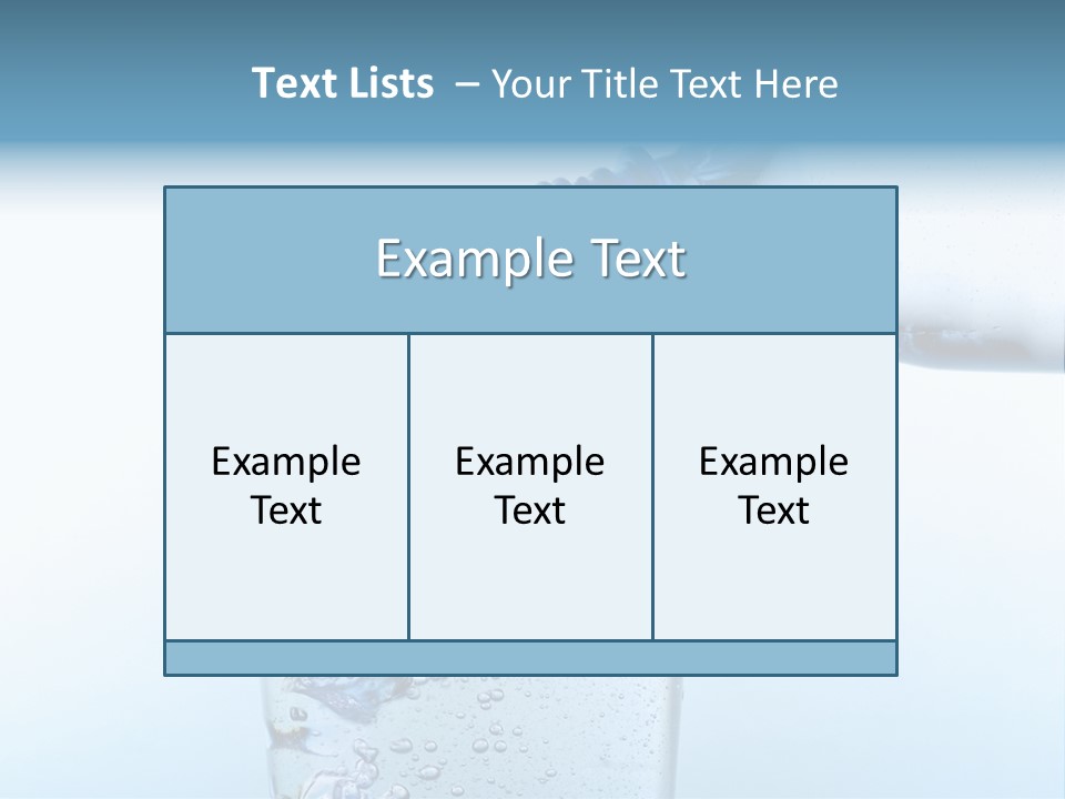 Mineral Water PowerPoint Template