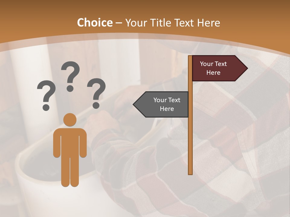 A Construction Plumber Installing A Toilet Tank In A New Building. Authentic And Accurate Content Depiction. PowerPoint Template
