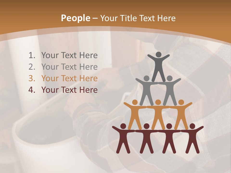 A Construction Plumber Installing A Toilet Tank In A New Building. Authentic And Accurate Content Depiction. PowerPoint Template