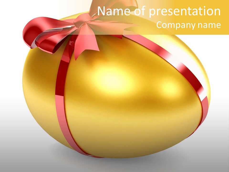 Golden Egg PowerPoint Template