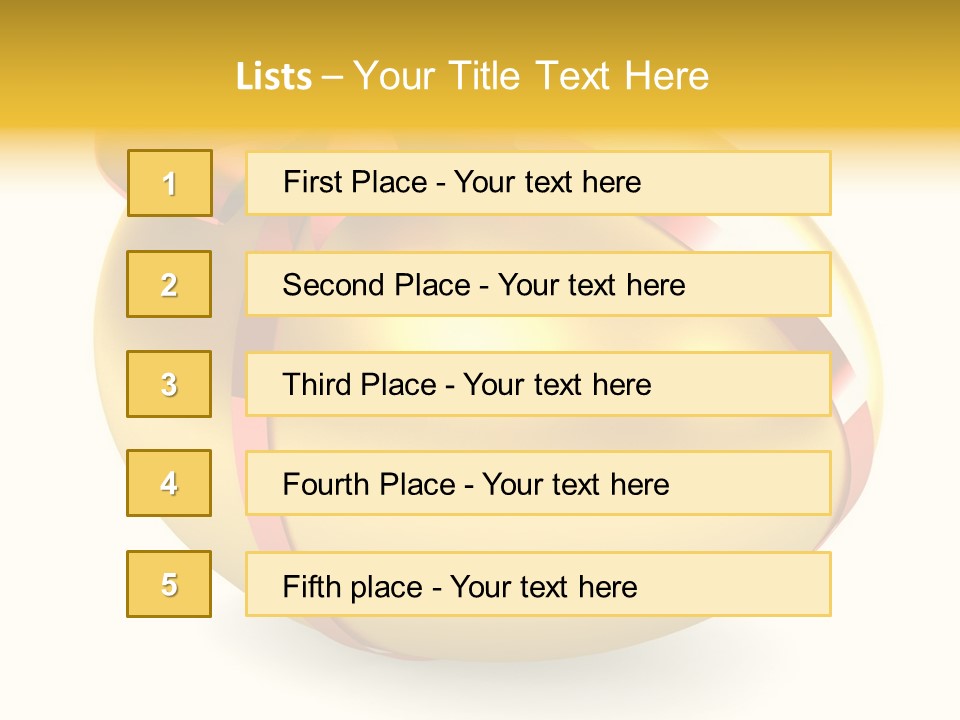 Golden Egg PowerPoint Template