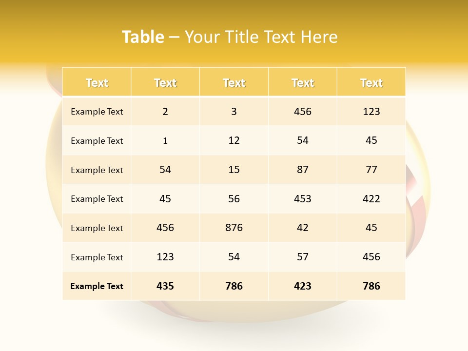 Golden Egg PowerPoint Template